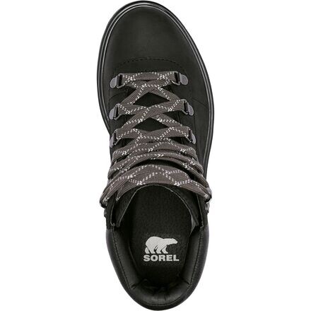 Ботинки женские SOREL Lennox Hiker Stkd WP кожаные, черный — фото 4