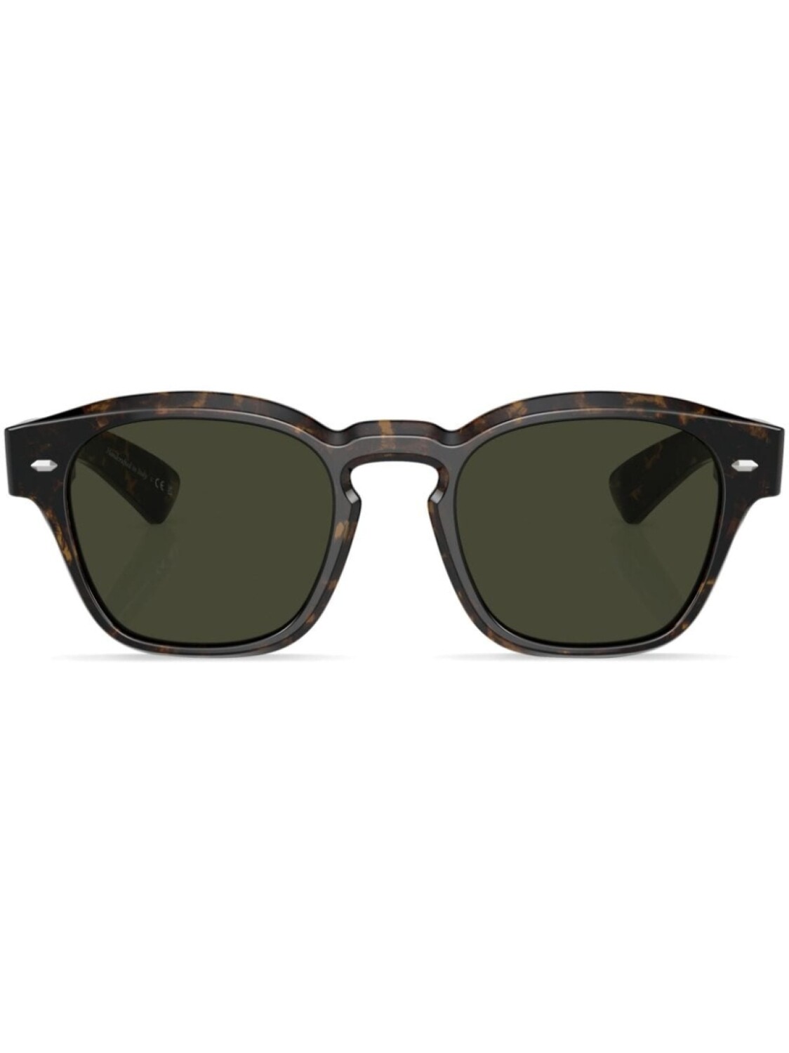 

Oliver Peoples Maysen square-frame sunglasses, зеленый