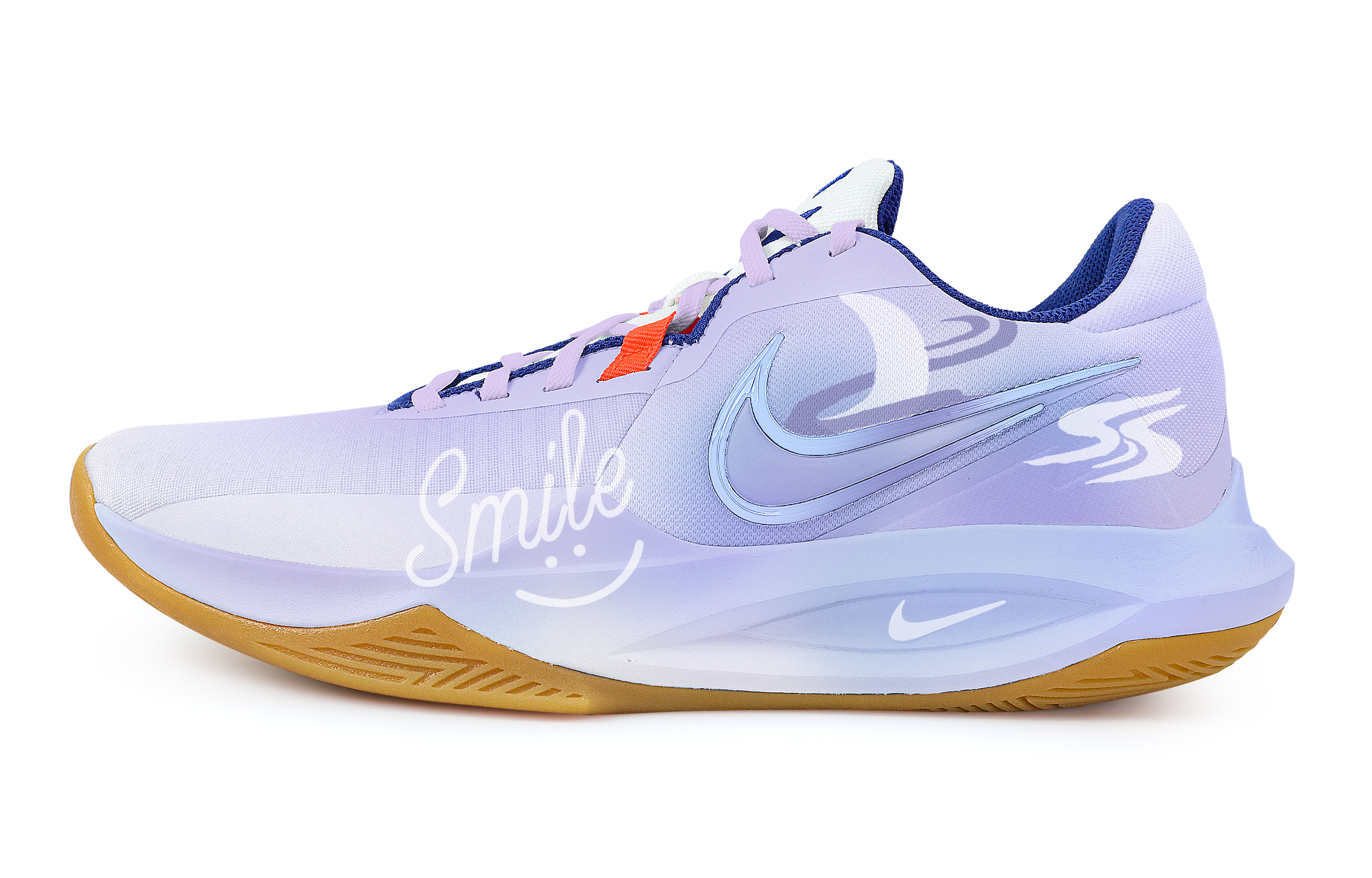 

Nike Баскетбольные кроссовки Precision 6 Low Top мужские, фиолетовые
