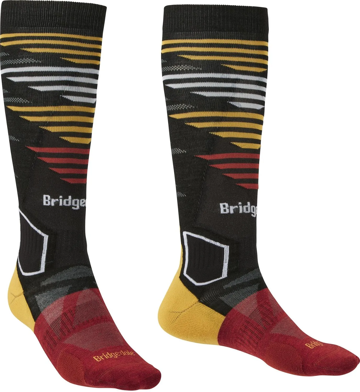 

Мужские лёгкие лыжные носки Bridgedale, Graphite/Red