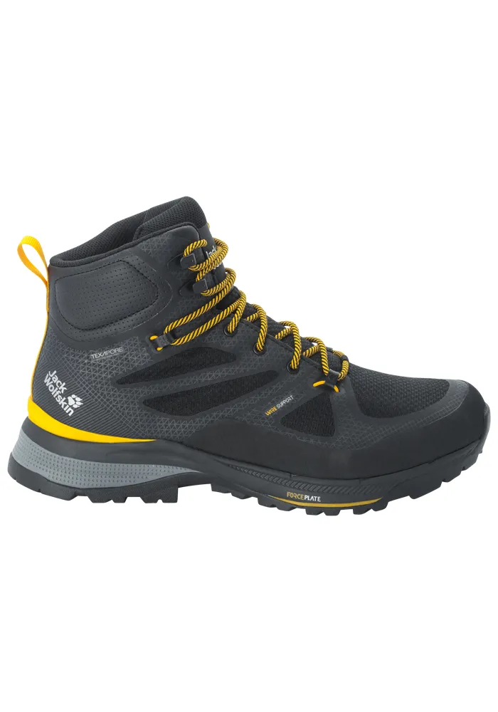 

Кроссовки Jack Wolfskin "FORCE STRIKER TEXAPORE MID M", черный