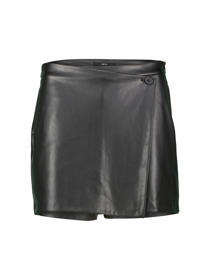 

Zero Юбки-шорты из искусственной кожи в цвете «Черная красавица»