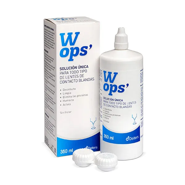 

Для всех типов мягких линз Duplo Solución Única Wops, 360 ml