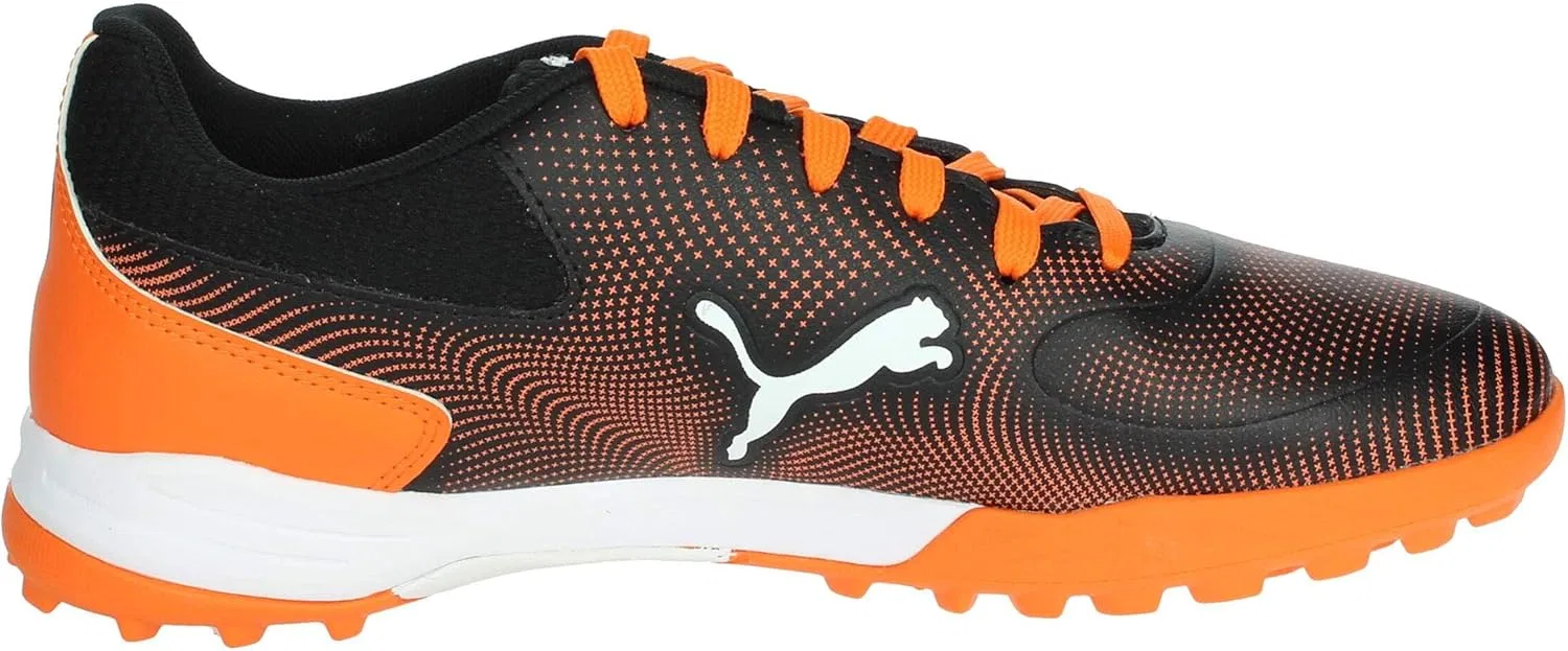 Кроссовки Puma Pressing IV TT, 04 Black Rickie Orange White — фото 4