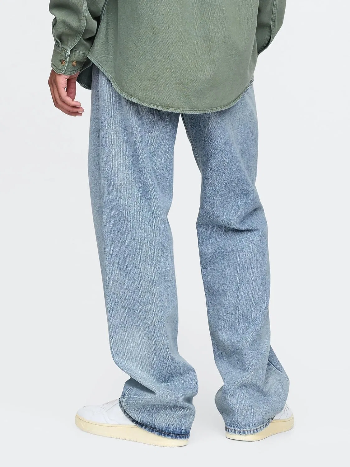 Джинсы свободные GAP, Light Wash Il — фото 4