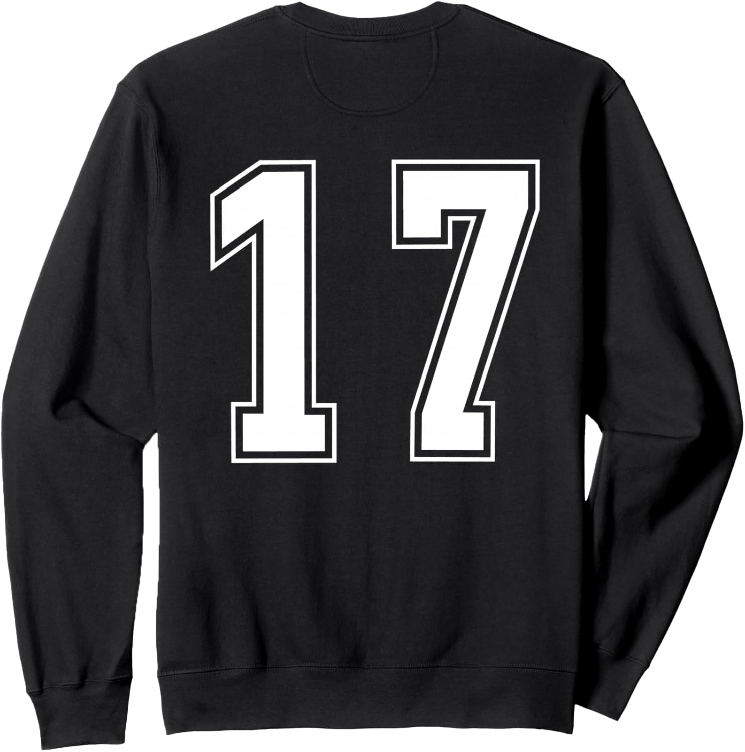 

Толстовка с номером №17 для юниорской спортивной команды, черная Uniform Numbered Retro Vintage Sports Back Design, Черный, Толстовка с номером №17 для юниорской спортивной команды, черная Uniform Numbered Retro Vintage Sports Back Design