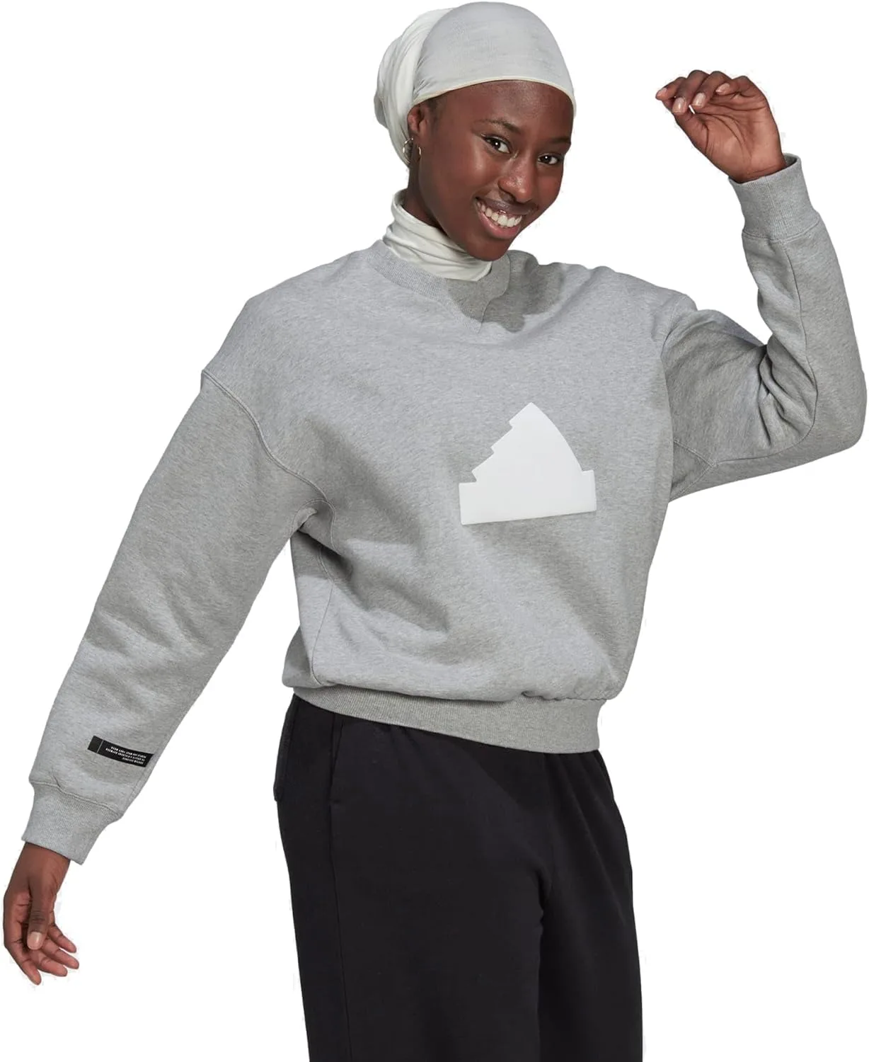 Свитшот Adidas женский, серый