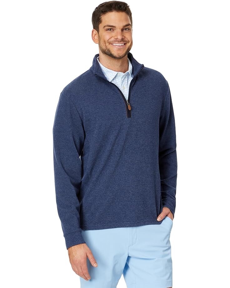 

Толстовка Vineyard Vines Calm Water Quarter- Zip, цвет Deep Bay