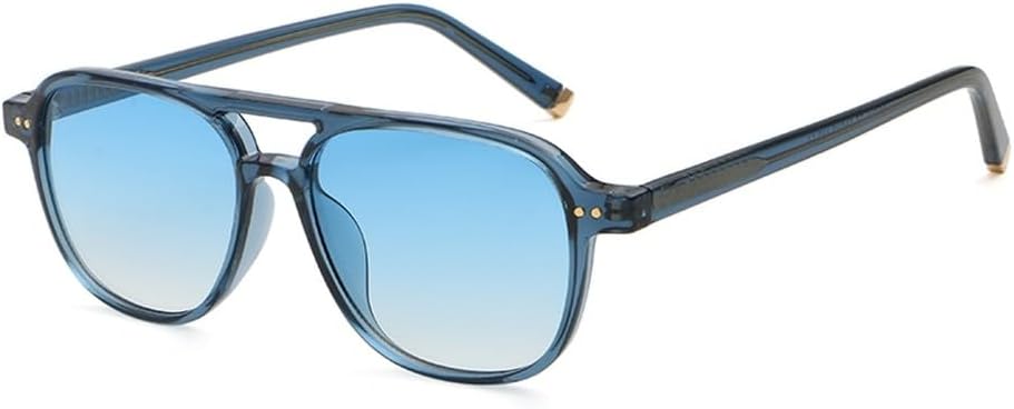 

Квадратные солнцезащитные очки для мужчин, коричневые, зеленые, унисекс, ретро-солнцезащитные очки для женщин, защита от УФ-излучения UV400, ацетат, аксессуары для дам WNCKSQ, Blue