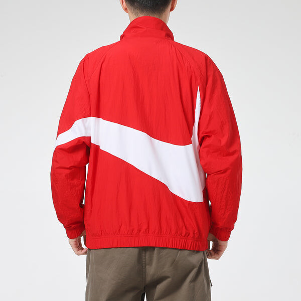 Куртка Nike Big Swoosh Sportswear Woven Jacket Men's Red, красный — фото 4