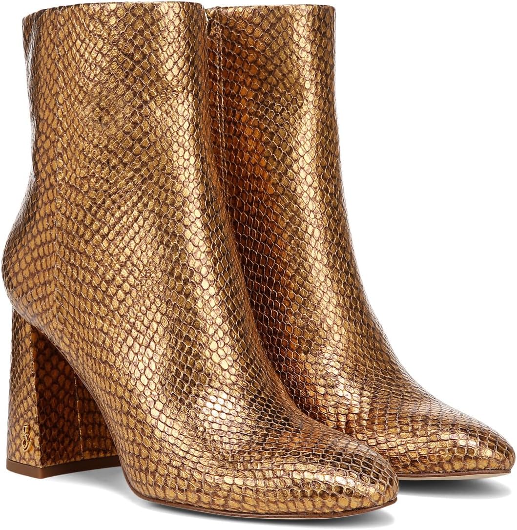 Ботинки Sam Edelman Daria, цвет Medallion Gold Snake