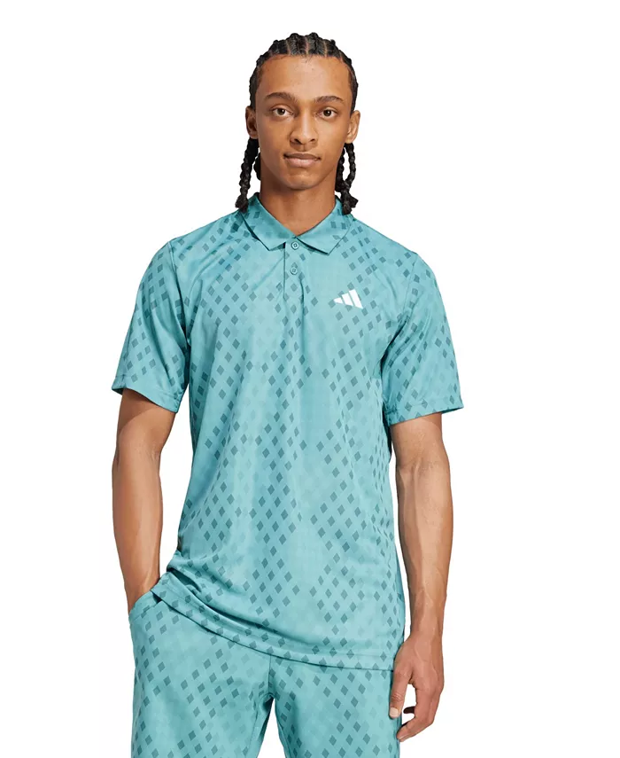 

Мужская поло Club Climacool с теннисным принтом Adidas