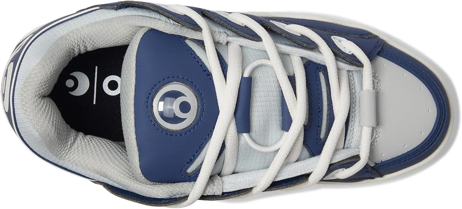 Мужские скейтбордические кроссовки Osiris D3 Og, Navy/Grey/White — фото 2