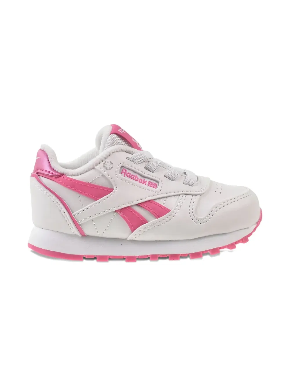 Классические кроссовки Step Flash "бело-розового" цвета Reebok Kids — фото 2