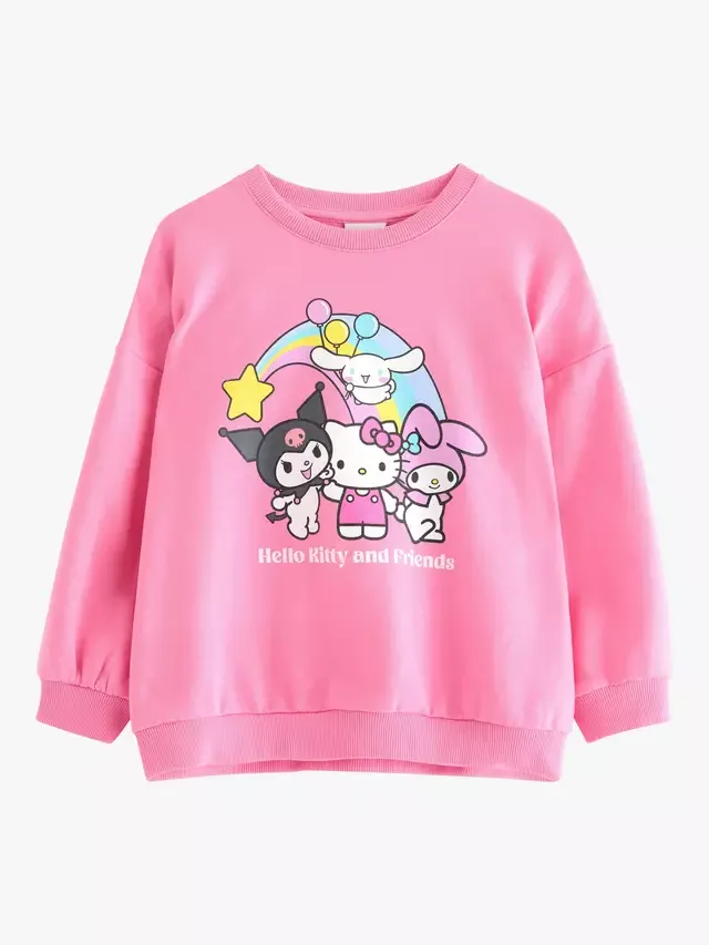Детский джемпер с круглым вырезом Hello Kitty и ее друзьями Lindex