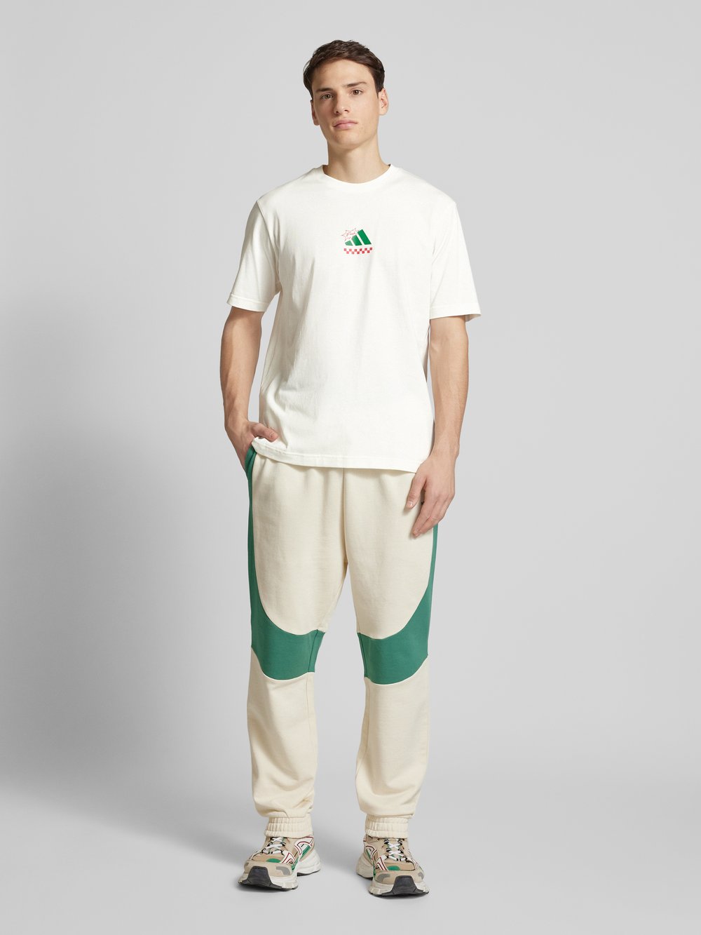 

Футболка с этикеткой, модель «ПИЦЦА» ADIDAS SPORTSWEAR, кремовый
