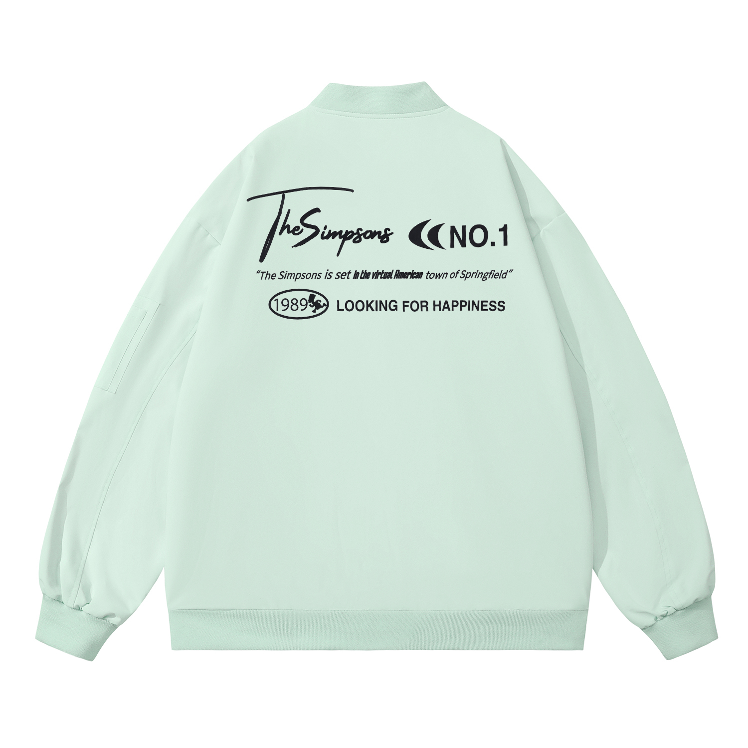

The Simpsons Куртка Unisex, Green (Solid Color)