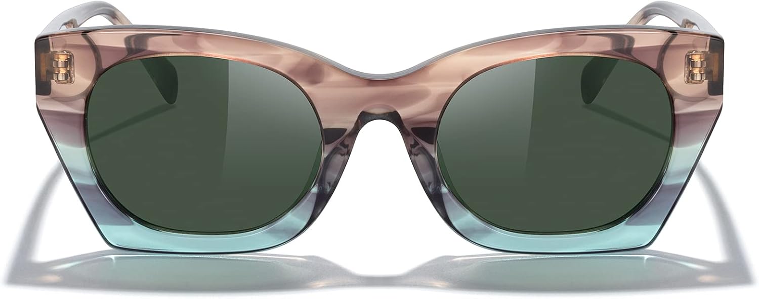 

Модные солнцезащитные очки MERRY'S «Кошачий глаз» из ацетата с поляризацией, для женщин и мужчин — винтажные большие квадратные солнцезащитные очки в стиле «кошачий глаз», Colorful Frame/G15 Lens