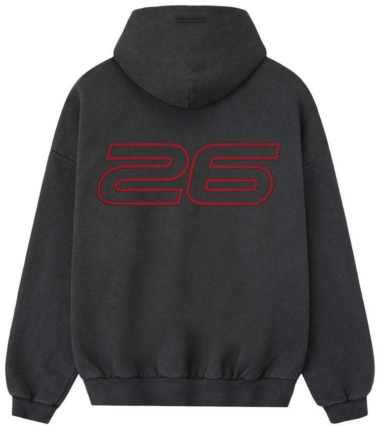 Толстовка Fear of God Essentials из плотного флиса в стиле 90-х, серый — фото 2