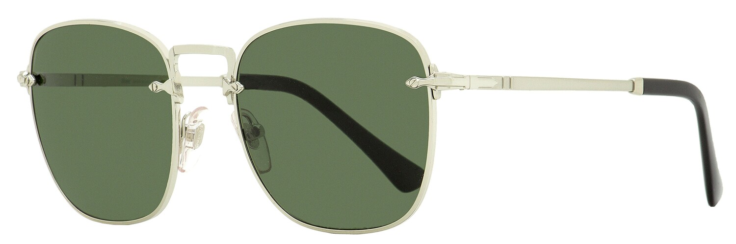 

Persol Мужские квадратные солнцезащитные очки PO2490S цвет 518/31 Серебристые/Черные 54мм