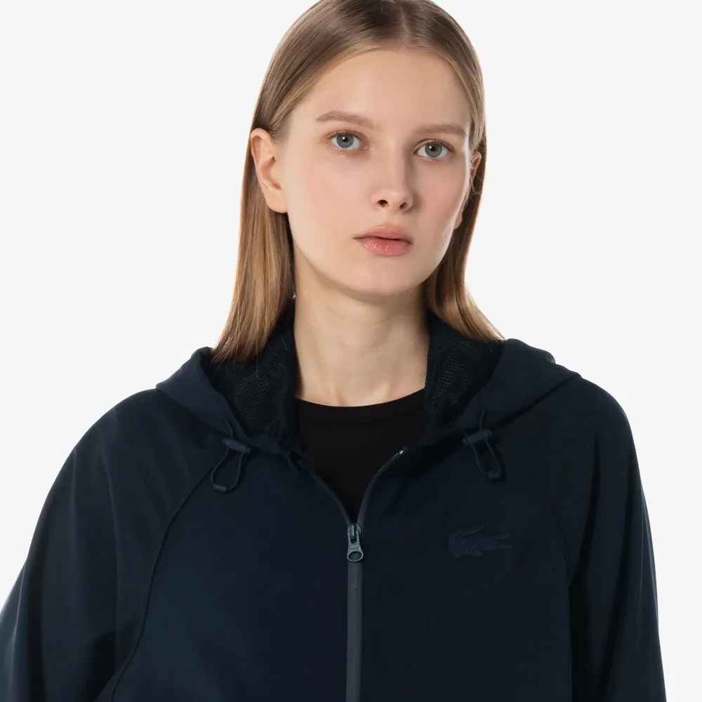Худи Lacoste на молнии, тёмно-синяя — фото 2
