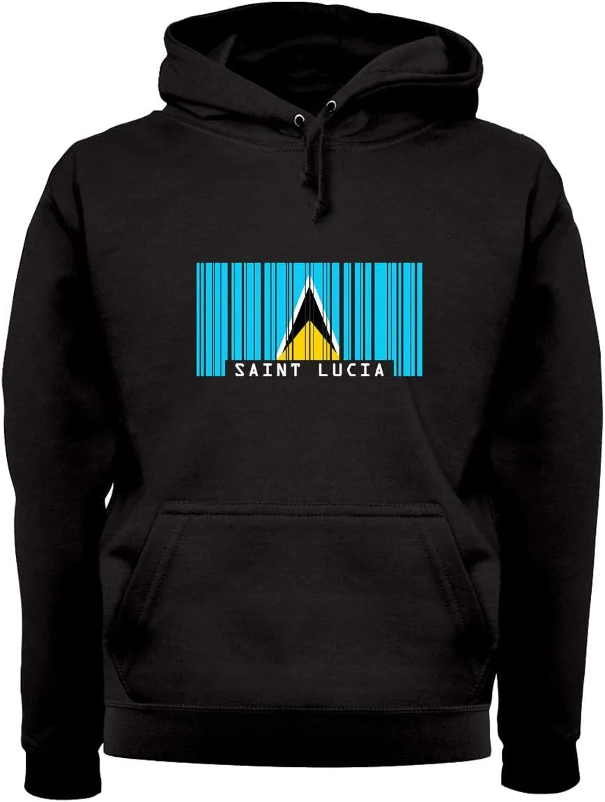 

Стильный худи Saint Lucia Barcode Style Flag Dressdown
