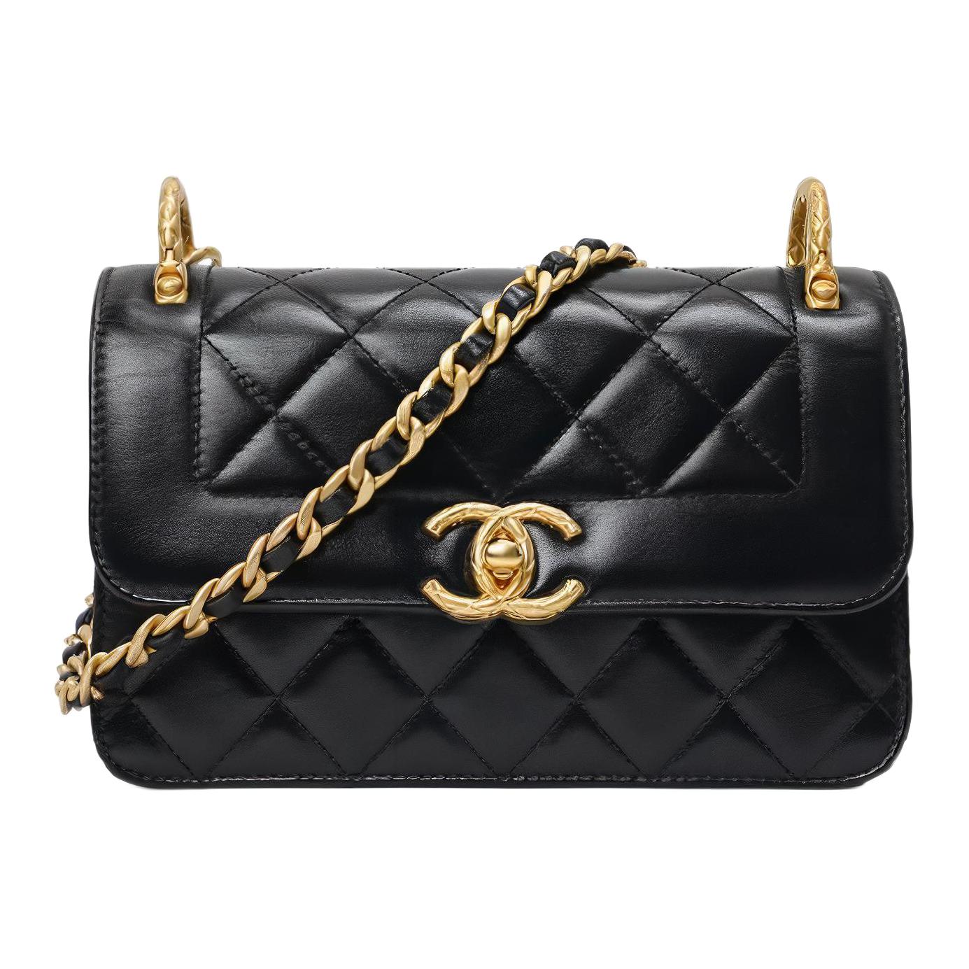 

Овчинная сумка через плечо CHANEL