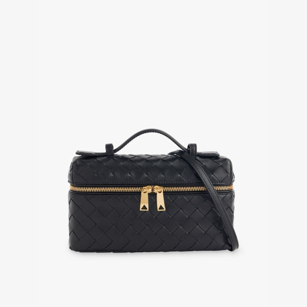 

Сумка через плечо из натуральной кожи Vanity Bottega Veneta, черный