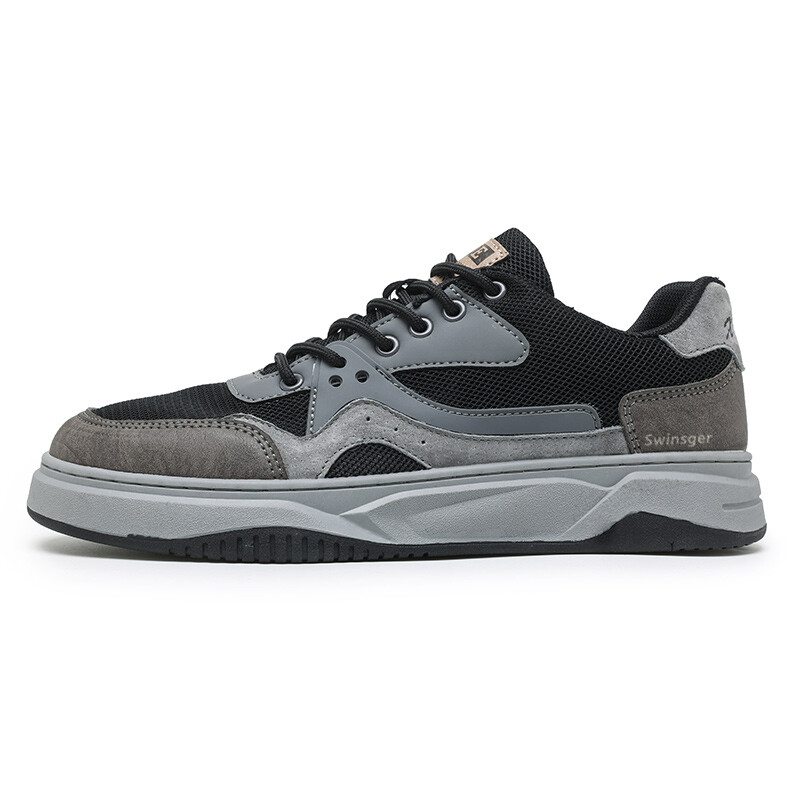 

Кеды, обувь для скейтборда унисекс с низким верхом Swinsger, цвет Black Gray