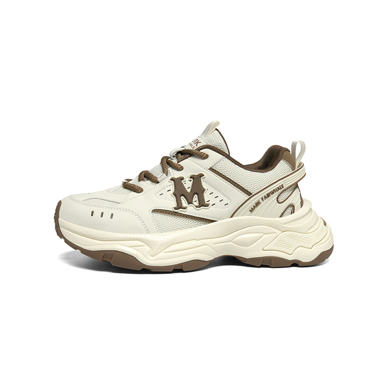 

FAIRWHALE Ветреная коллекция противоскользящие кроссовки на платформе с амортизацией мужские бежево-коричневые, цвет Beige Brown