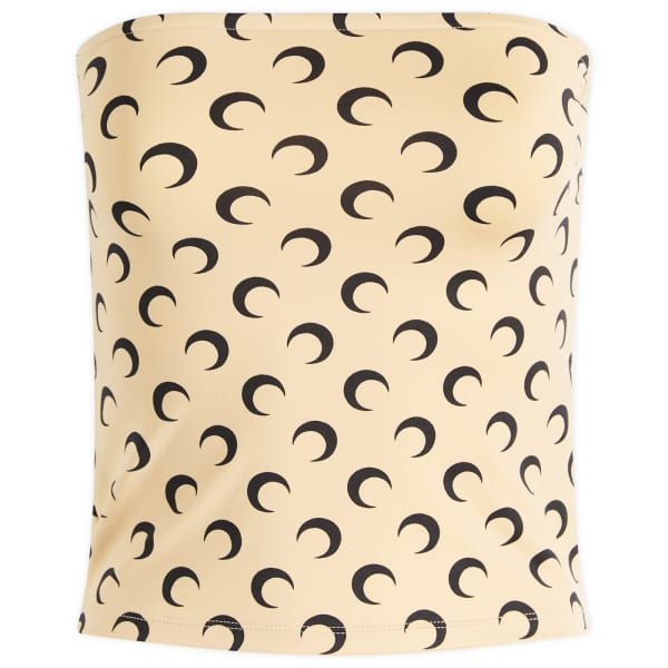 

Топ без рукавов с принтом Луны Marine Serre, коричневый