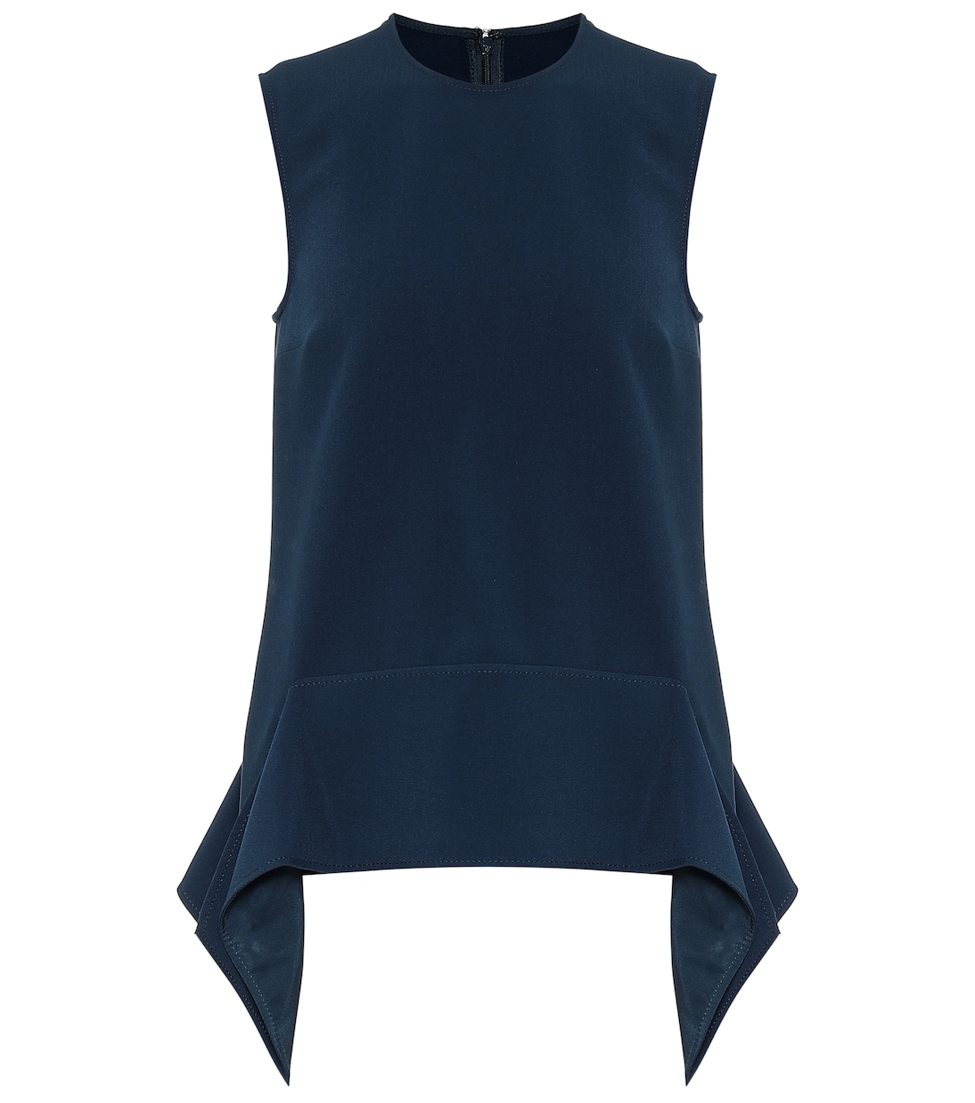 

Эластичный топ без рукавов Victoria Victoria Beckham, Petrol Blue