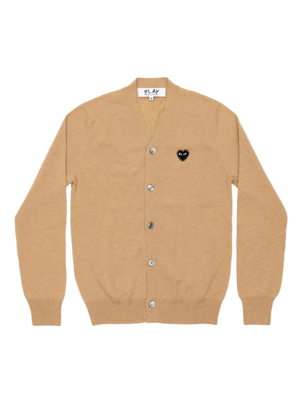 

Кардиган с нашивкой в виде сердца Comme Des Garçons Play, нейтральный