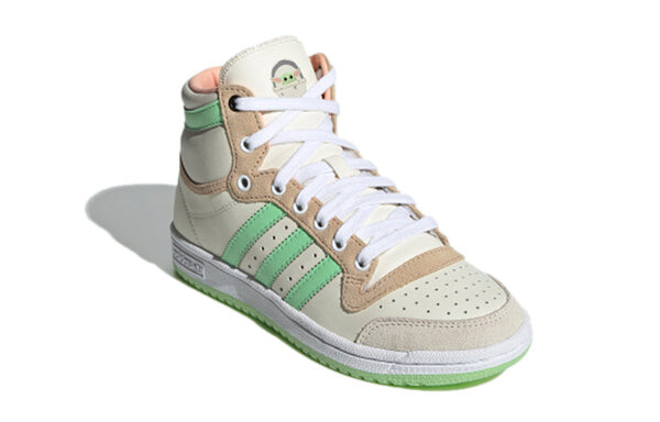 Кроссовки star wars x top ten high kids Adidas, бежевый — фото 3