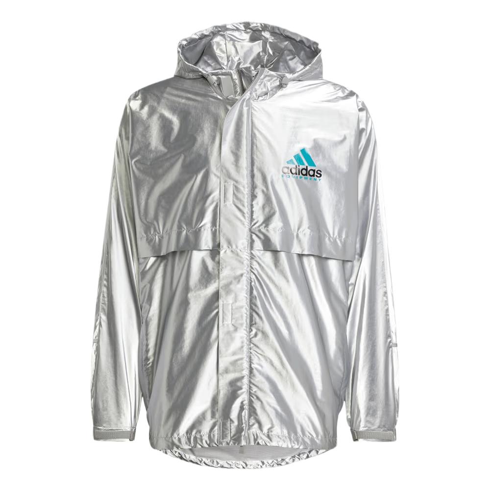 Adidas Оригинальный ветровка металлик, Metal Silver — фото 3