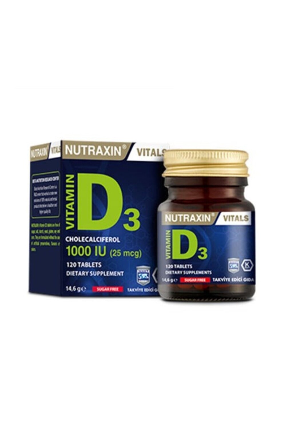 

Nutraxin Витамин D3 120 ТБ