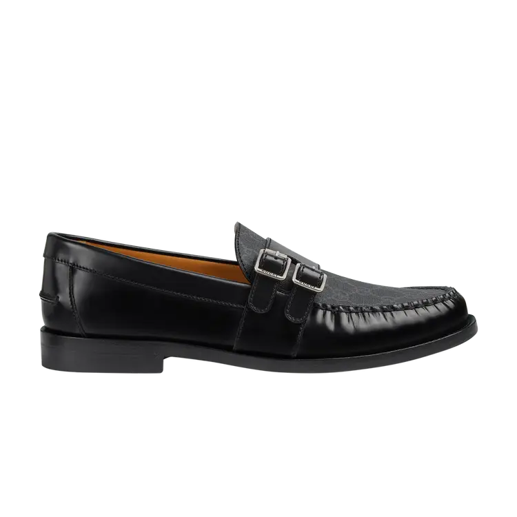 

Кроссовки Gucci Buckle Loafer, цвет GG Monogram - Black, Черный, Кроссовки Gucci Buckle Loafer, цвет GG Monogram - Black