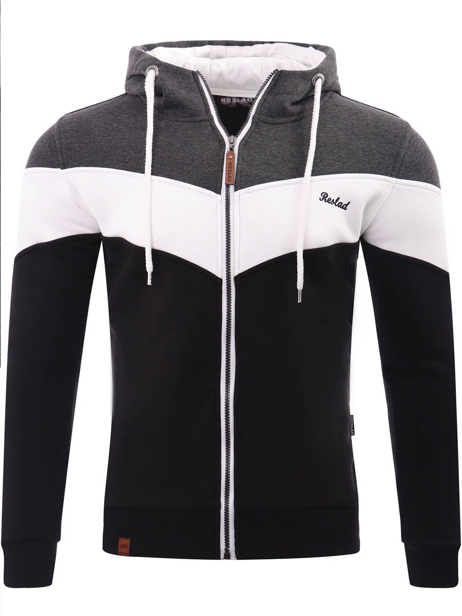 

Толстовка с капюшоном на молнии Reslad RS1007, черный