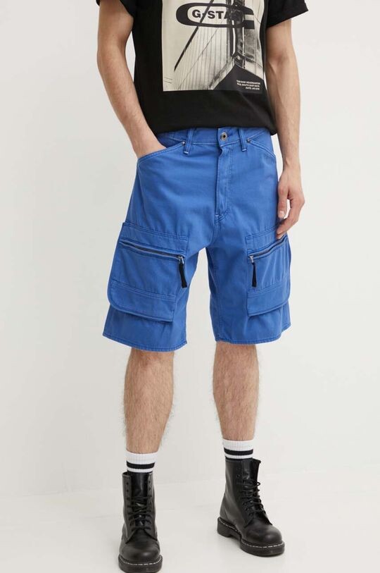 

Хлопковые шорты G-Star Raw, синий