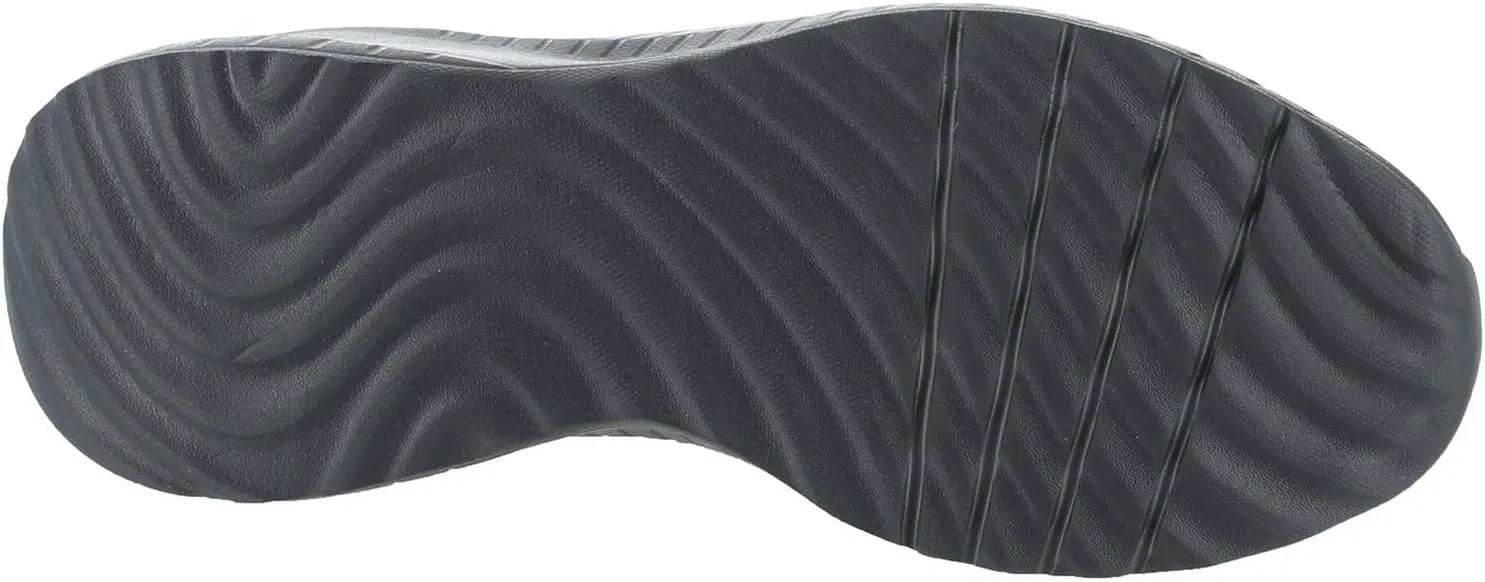 Мужские кроссовки Skechers BOBS Sport Squad Chaos Solid Step Textile темно-синего цвета — фото 3