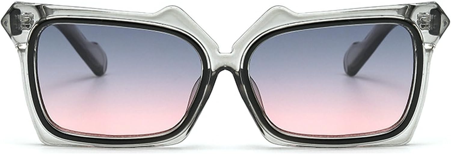 

Модные солнцезащитные очки «кошачий глаз», винтажные, роскошные, цвета шампанского, большие, квадратные, солнцезащитные очки для женщин, защита от ультрафиолета UV400 mincl, Gray Light Pink