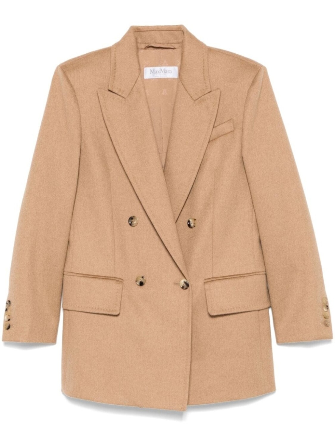 

Max Mara блейзер Falster, нейтральный цвет