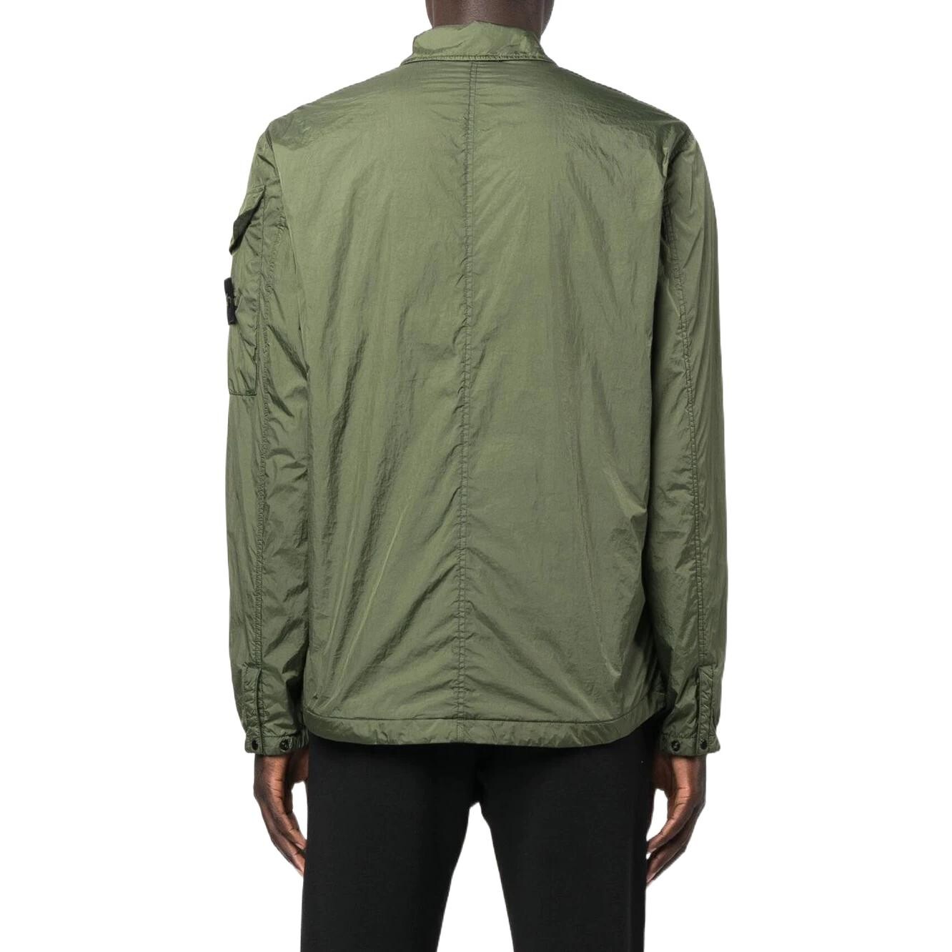 Куртка мужская зеленая Stone Island, зеленый — фото 3