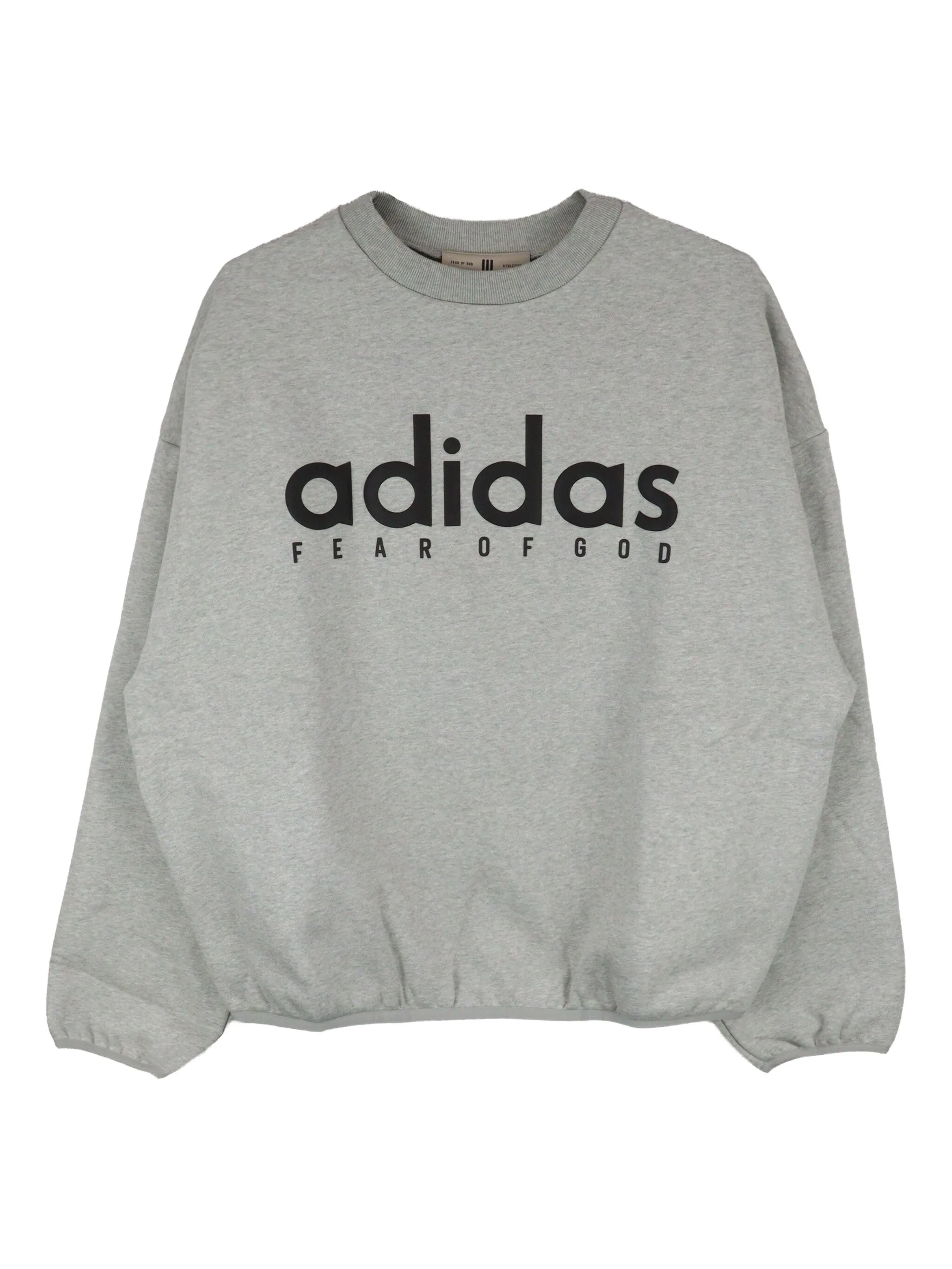 

Флисовая толстовка из коллаборации с Adidas Fear Of God Athletics, серый