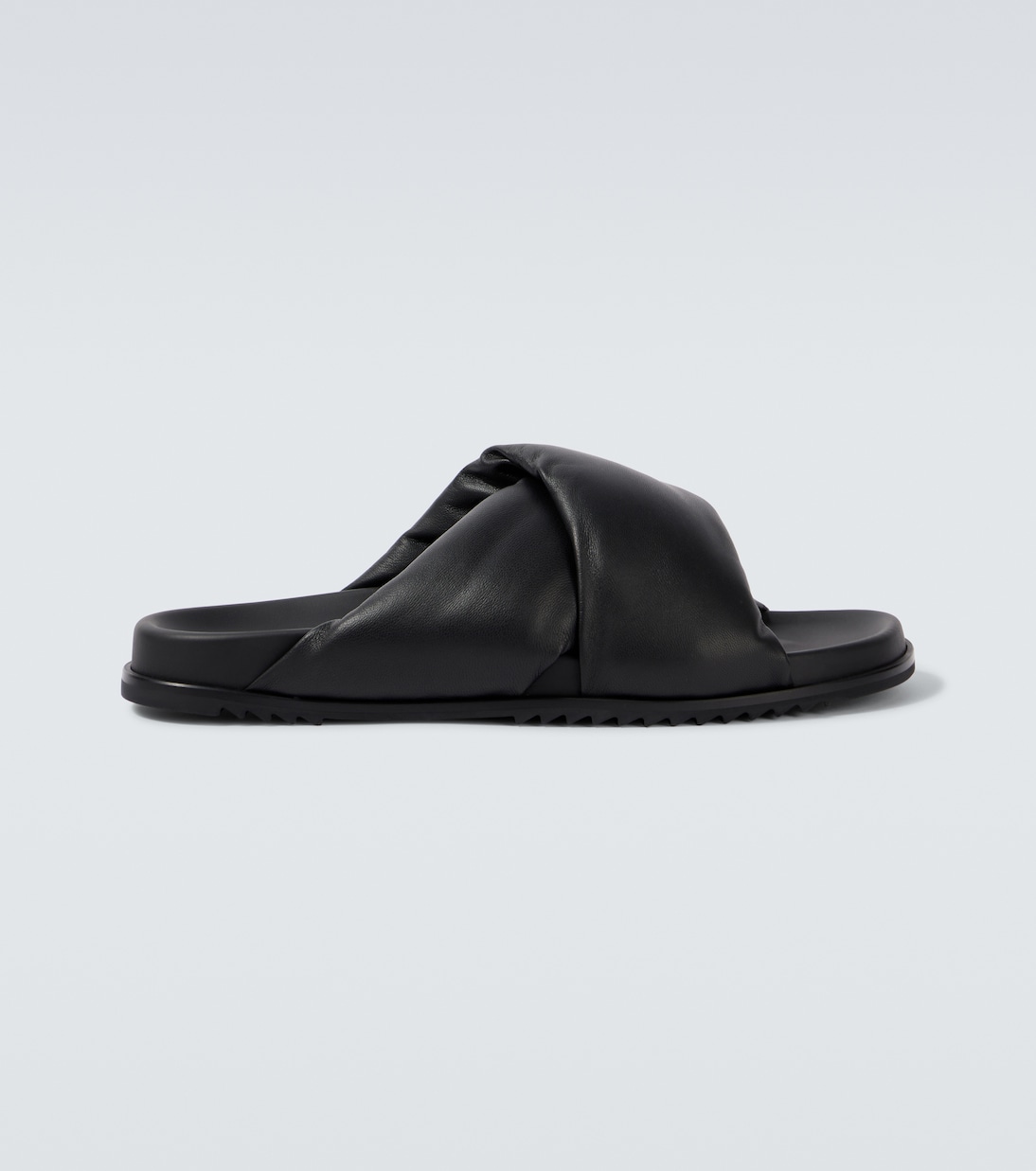 

Сандалии из кожи Donut Granola Rick Owens, черный