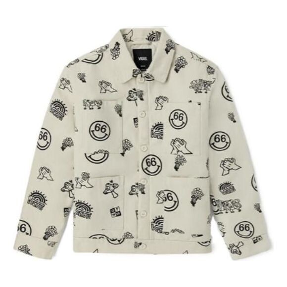 

Куртка smile jacket 'beige' Vans, бежевый