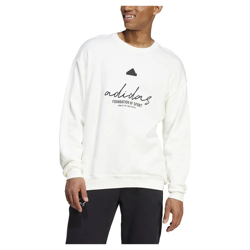 

Толстовка adidas Brand Love French Terry, белый