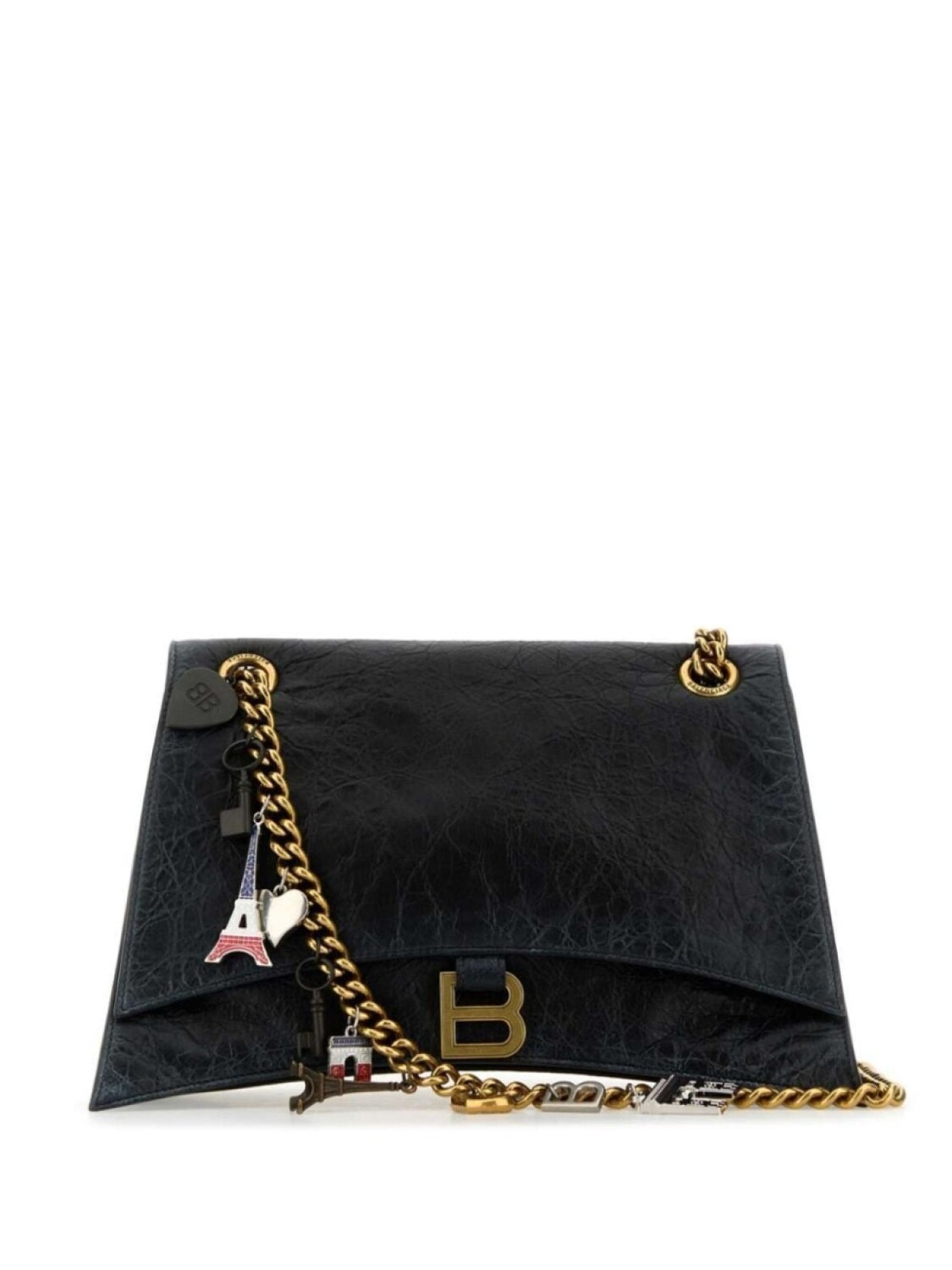 

Сумка через плечо Balenciaga Crush Chain, черный