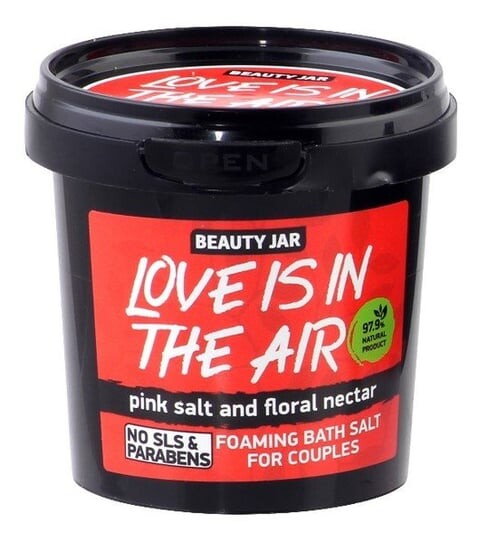 

Соль для ванн для пар, пенка из морской соли и цветочного нектара, 200 г Beauty Jar, Love Is In The Air