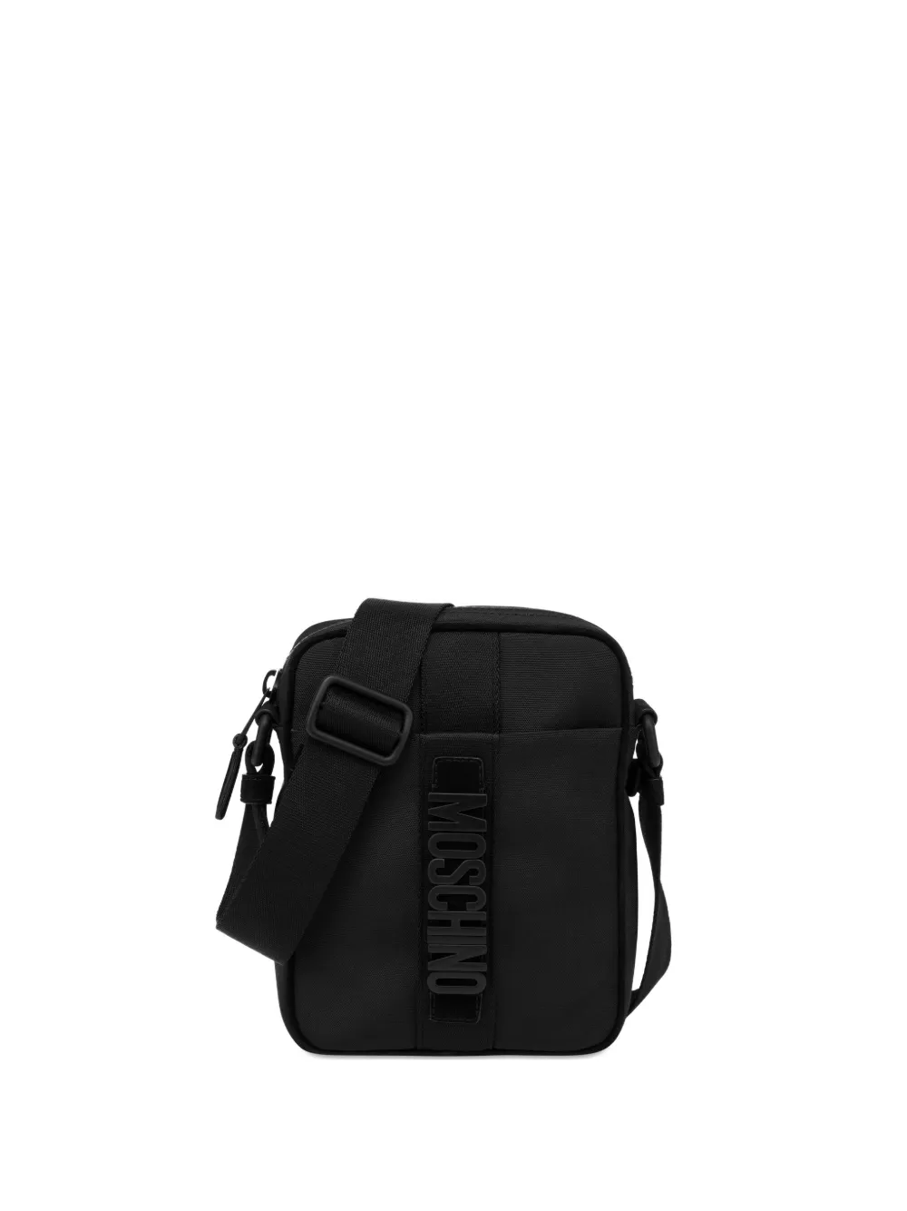 

Сумка-мессенджер с логотипом Moschino, черный